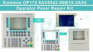 How to Repair Siemens OP170 6AV6542-0BB15-2AX0 Membrane Keypad LCD Display Plastic Case Cover?