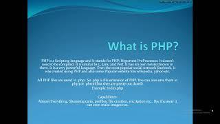 1.Introduction Of PHP