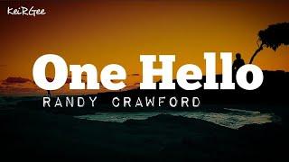 One Hello | by Randy Crawford | KeiRGee Lyrics Video