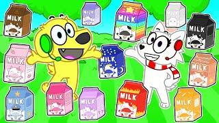 We Found 100+ MILK FLAVORS on ROBLOX FIND THE MILKS!