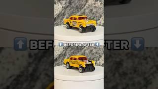 HOW TO CUSTOMIZE CHEVY BEL-AIR GASSER #hotwheels #tutorial #diy #custom #chevy #belair