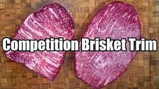 HOW TO TRIM COMPETITION BRISKET! AN UPDATED VIDEO!