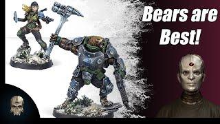 Hobby News: Ariadna Big Bear Mecha Warriors Releasing for Infinity by Corvus Belli