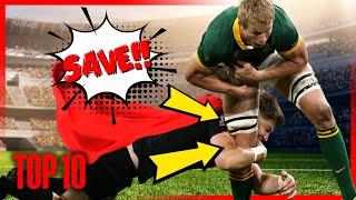 IMPOSSIBLE Try Saving Tackles Compilation | Rugby Heroes: The Last Line of Defence  