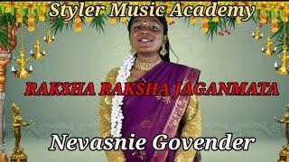 Raksha Raksha Jaganmata | Nevashni Govender |Styler Music Academy |Navarathri|Durga luxmi Saraswathi