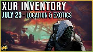 Destiny 2 - Where is Xur - July 23rd - Xur Location & Inventory - Destiny 2 - Nessus - Huckleberry