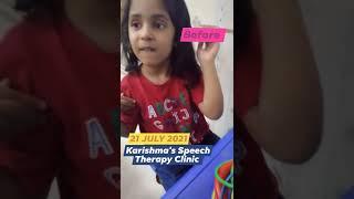 Autism Child Speaking sentences || from No Speech || Karishma's Speech Therapy Clinic & Autism House