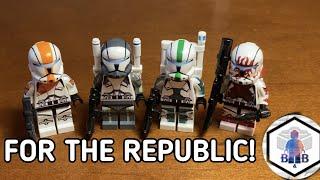 Lego Star Wars Custom Republic Commando Minifigures (Отряд Дельта) обзор