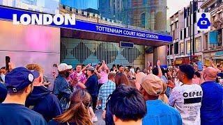 London Walk  West End, SOHO, OXFORD & REGENT Street |Central London Night Walking Tour [4K HDR]