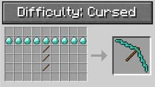 So I added a "cursed" difficulty to Minecraft...