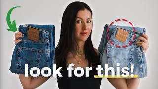 How to ACTUALLY Shop for Vintage Denim (the ultimate guide!)