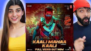 Full Video: Kaali Mahaa Kaali | Pushpa 2 The Rule | Allu Arjun | Kailash Kher | Rashmika | Reaction