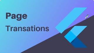 Flutter Page Transition Animation | Flutter Animation Tutorial #1