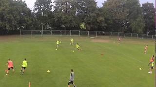 Fussballtraining - Passtraining „Dreieckpassübung“