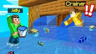 I FLOODED My BEST FRIENDS HOUSE In MINECRAFT! (Troll)