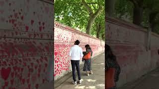#shorts The National Covid Memorial Wall in London #olgatravel