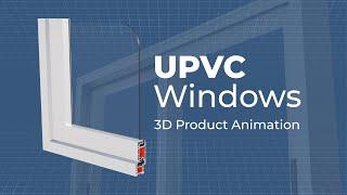 UPVC Window 3D Animation | Blender 4.0