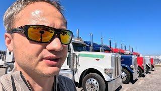 США/Дальнобой/ Покупаю свой трак на аукционе. US/Truckdriving/How to buy a truck at auction.