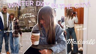 COZY CITY VLOG ️️ Hidden Gems, Madewell Jean Try-On, Patagonia, Explore St. Paul!