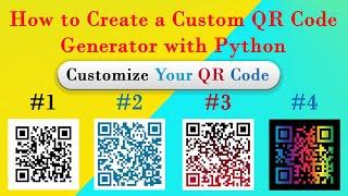 How to create a custom QR Code Generator with Python. || khoob coding || #khoobcoding