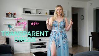 Transparent Try On Haul 4K | Lingerie, Bikini, See Through Outfit Test & Fashion Haul 2025