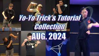 [24 Tricks in 2min] Yo-Yo Trick & Tutorial Compilation [AUG.2024] #yoyo #yoyotricks #ヨーヨー