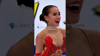 She is a legend  #figureskating #alexandratrusova #annashcherbakova #iceskating #olympicgames