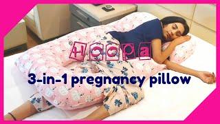 3-in-1 Hoopa Pregnancy pillow | Feeding Pillow | Infant Guard | Body pillow