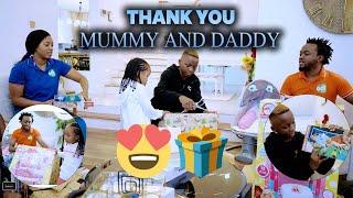 SURPRISE!!!! AAAWWW  MY KIDS WERE EXCITED TO UNWRAP THEIR GIFTS || DIANA BAHATI