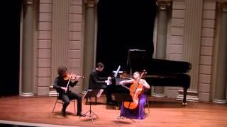 J. BRAHMS Piano trio op. 101 (IV. Allegro molto) - TRIO RODIN