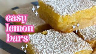 Easy Lemon Bars Recipe | How To Make Lemon Bars | Paola Santana