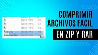 Como comprimir un archivo en ZIP o RAR