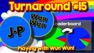 Agario Team Mode Turnaround #15, playing with Wun Wun, the real one