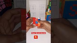 Satisfying with cube sound.  How to solve.   #rubikscube #shorts #howtosolve #virel #gancube