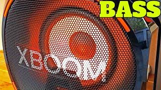 LG XBOOM RN7 WOOFER FOCUS ON 100 % VOLUME BASS TEST