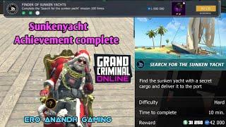 Sunkenyacht acchivement Complete get free Dress | in grand criminal ero Anandh Gaming