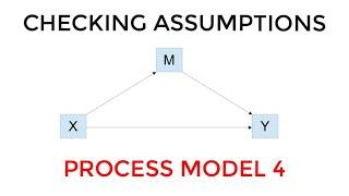 Mediation PROCESS Model 4: How to Test the Assumptions