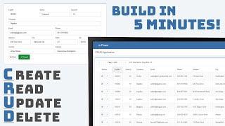 How to create a CRUD application in 5 minutes