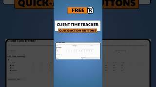 Free Client Time Tracker Tool | Notion Template