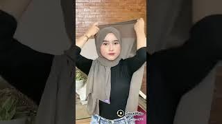 TUTORIAL PASHMINA ALA SELEBGRAM #hijabtrend #hijabsimple #hijaberscantik #hijabers