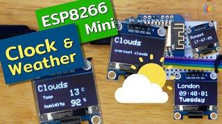 ESP8266 Clock with Weather forecast, 10/25/2022