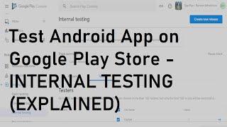 Do Internal Testing on Google Play Developer Console|How to test android app on play store in 2023