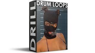 [FREE] DRILL DRUM LOOPS | FREE LOOP KIT + DRUM LOOPS WAV | vol.13 drill loop kit