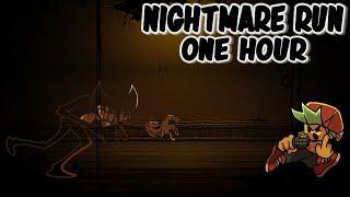 Nightmare Run- Friday Night Funkin' VS Indie Cross V1 - [FULL SONG] - (1 HOUR)