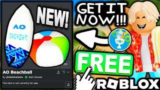 FREE ACCESSORIES! HOW TO GET AO Beachball & AO Surfboard! (ROBLOX AO ADVENTURE EVENT)