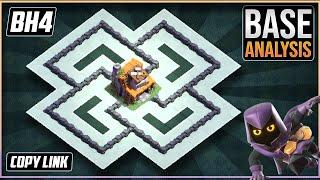 THE BEAST BH4 TROPHY[defense] Base 2024!! Builder Hall 4 Trophy Base Design with Copy Link – COC