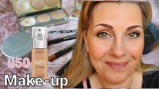 Schminken | Foundation testen | Lorèal perfect match | ü50 | Schlupflider | Eyeliner