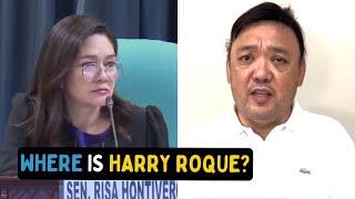 Tanong ni Risa Hontiveros:  Nasaan na nga pala si Harry Roque?