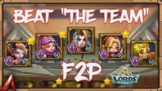 Beat "The Team" In Colosseum Completely F2P! Lords Mobile