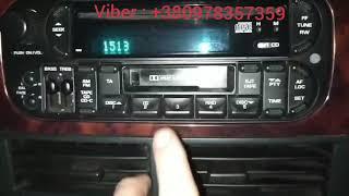 Chrysler Jeep Grand Cherokee radio code. Разблокировка магнитолы , ввод кода. Отзыв клиента